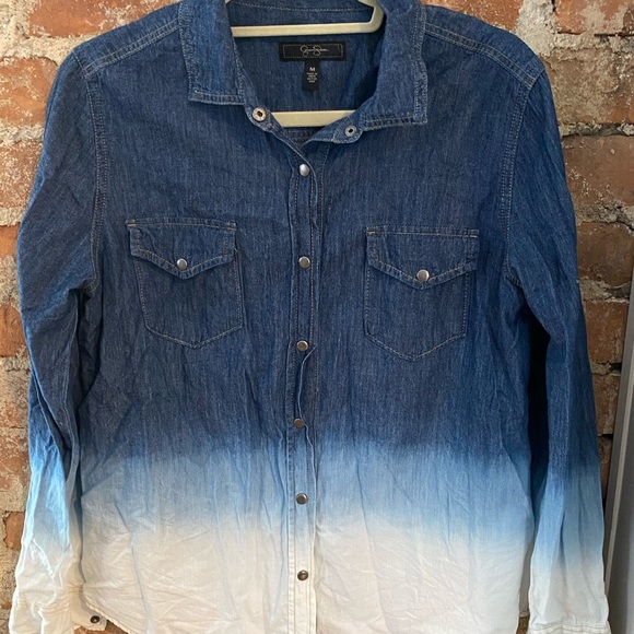 Jessica Simpson Tops - Ombré Denim Shirt